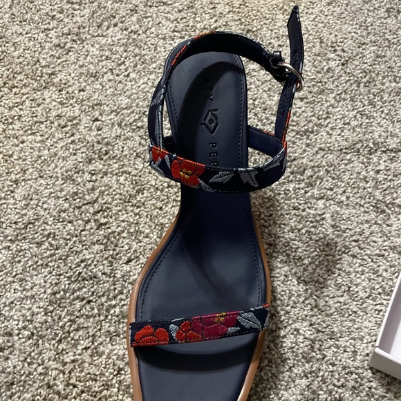 Katy Perry Collections Shoes - Katy Perry Collections Women's Sandals - Navy with Red and Orange Floral